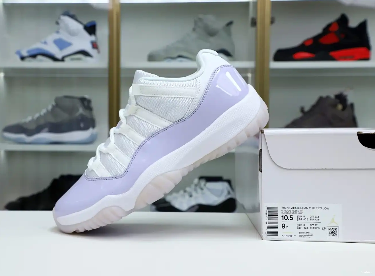 11 PURE VIOLET AIR LOW JORDAN 0506